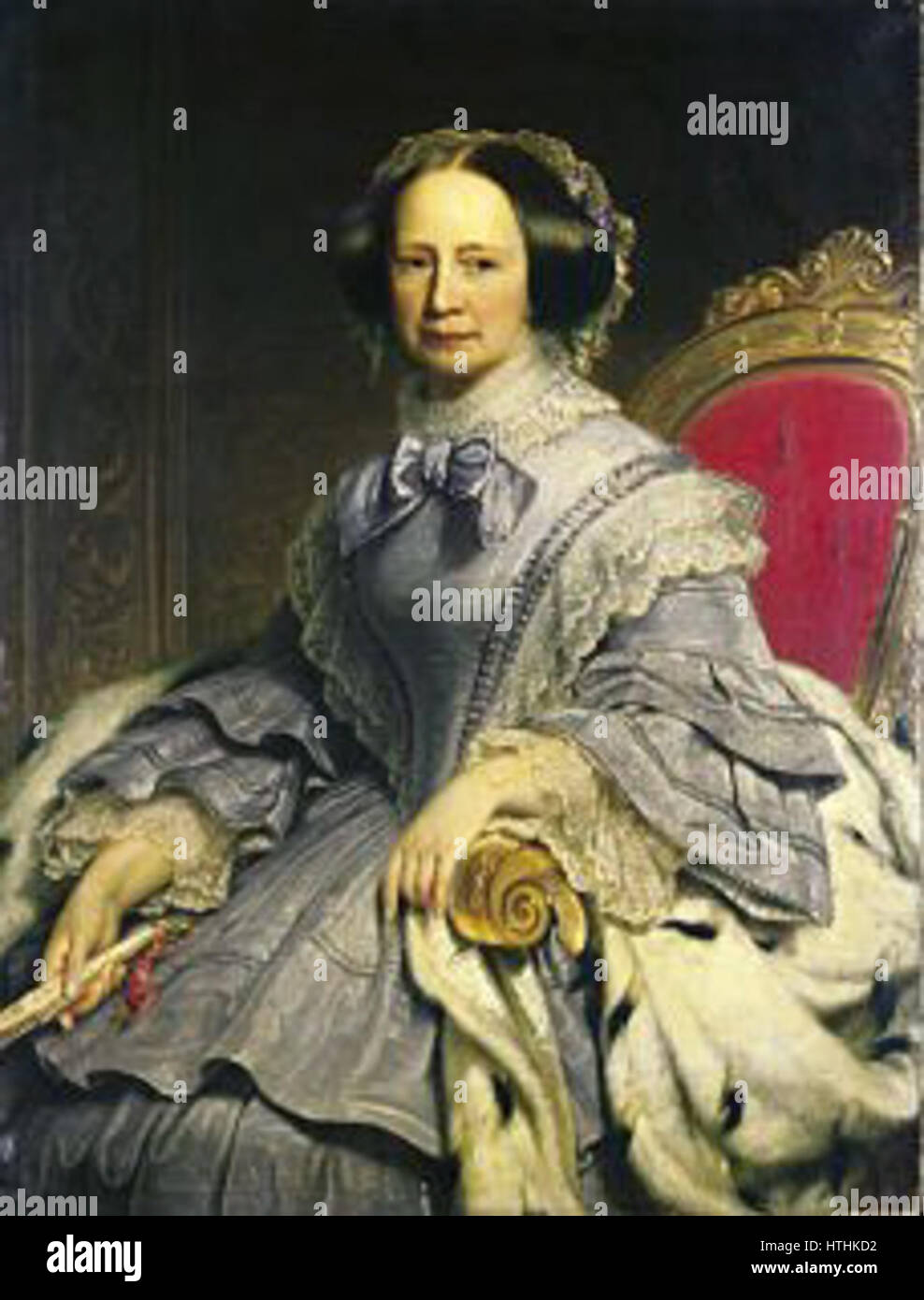 Maria Pavlovna of Saxe-Weimar-Eisenach by F.Durck Stock Photo