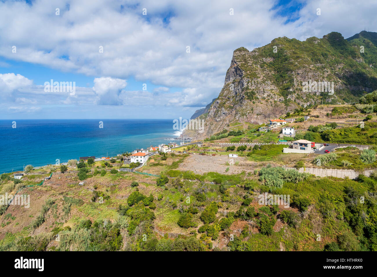 North Coast of Madeira, Ponta Delgada, Madeira, Portugal Stock Photo
