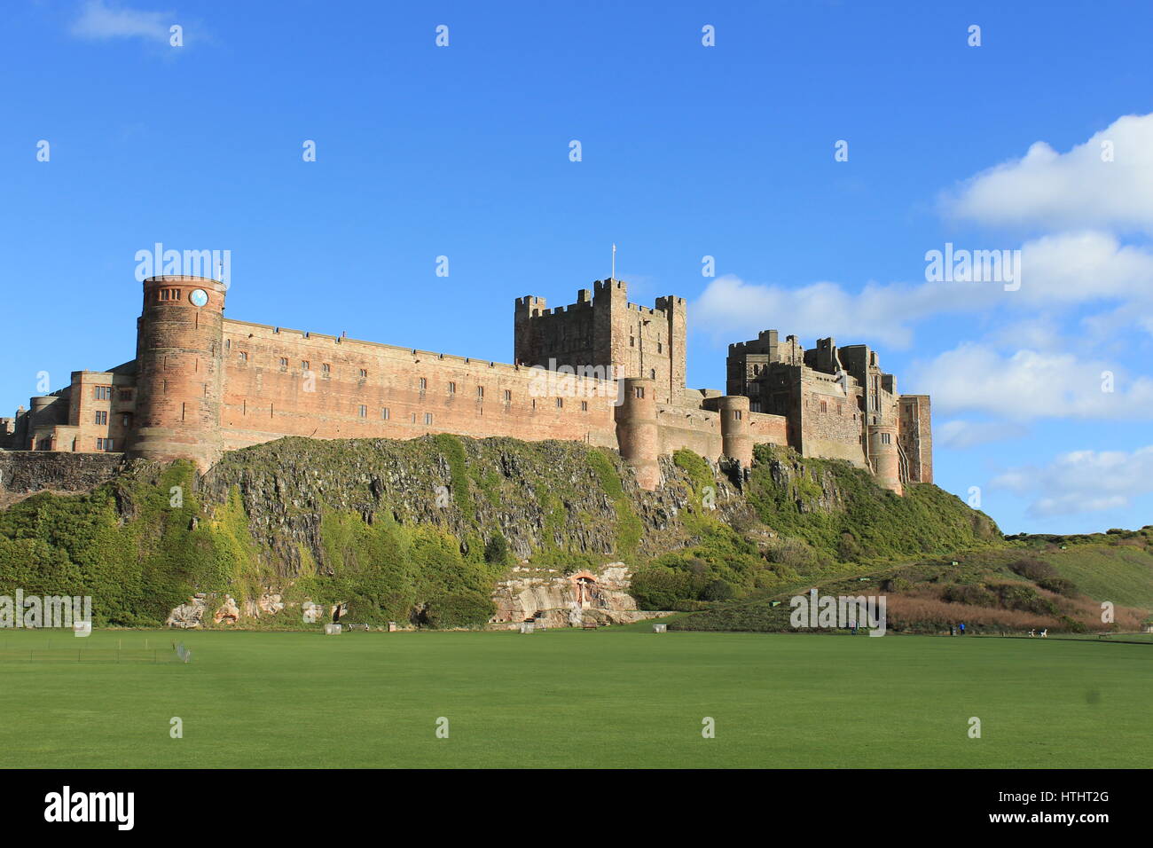 Bamburgh Castle, Bamburgh, Northumberland, England, UK Stock Photo