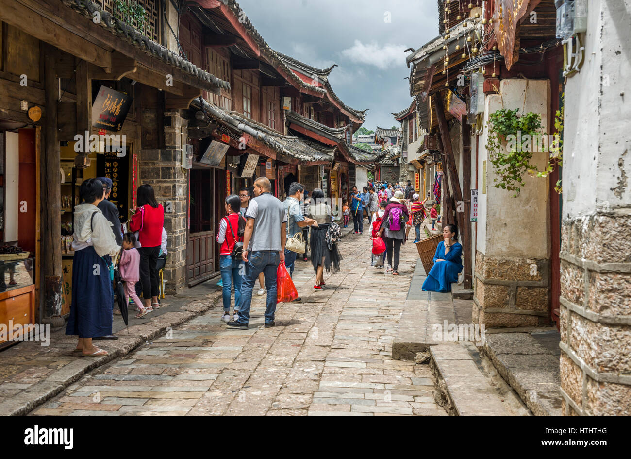 Lijiang ancient town, Yunnan, China Stock Photo