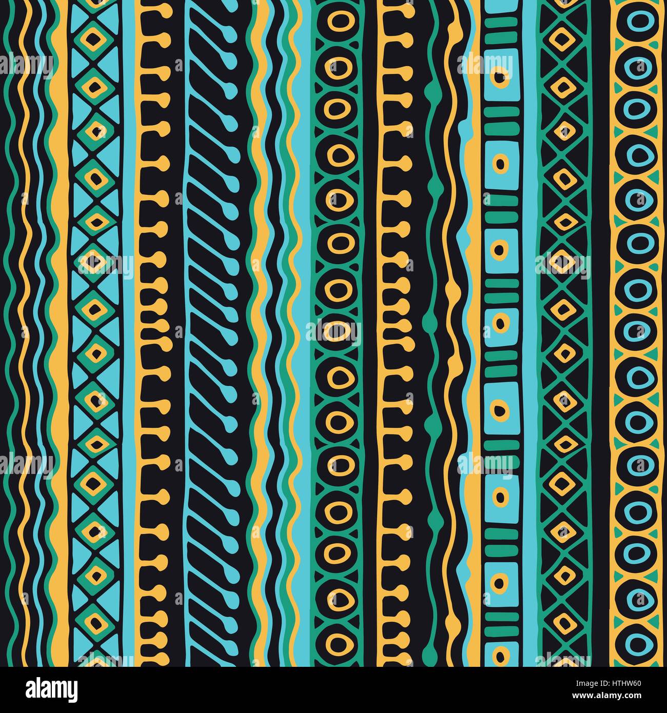 Ethnicity seamless pattern. Boho style. Ethnic wallpaper. Tribal art