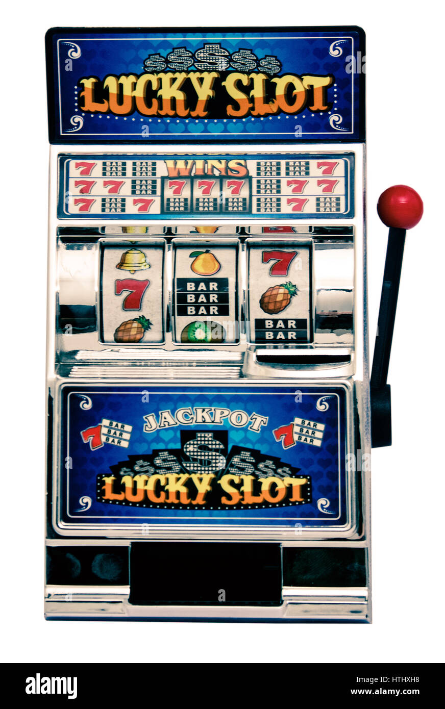 Wierook Haalbaar meteoor vintage slot machine Stock Photo - Alamy