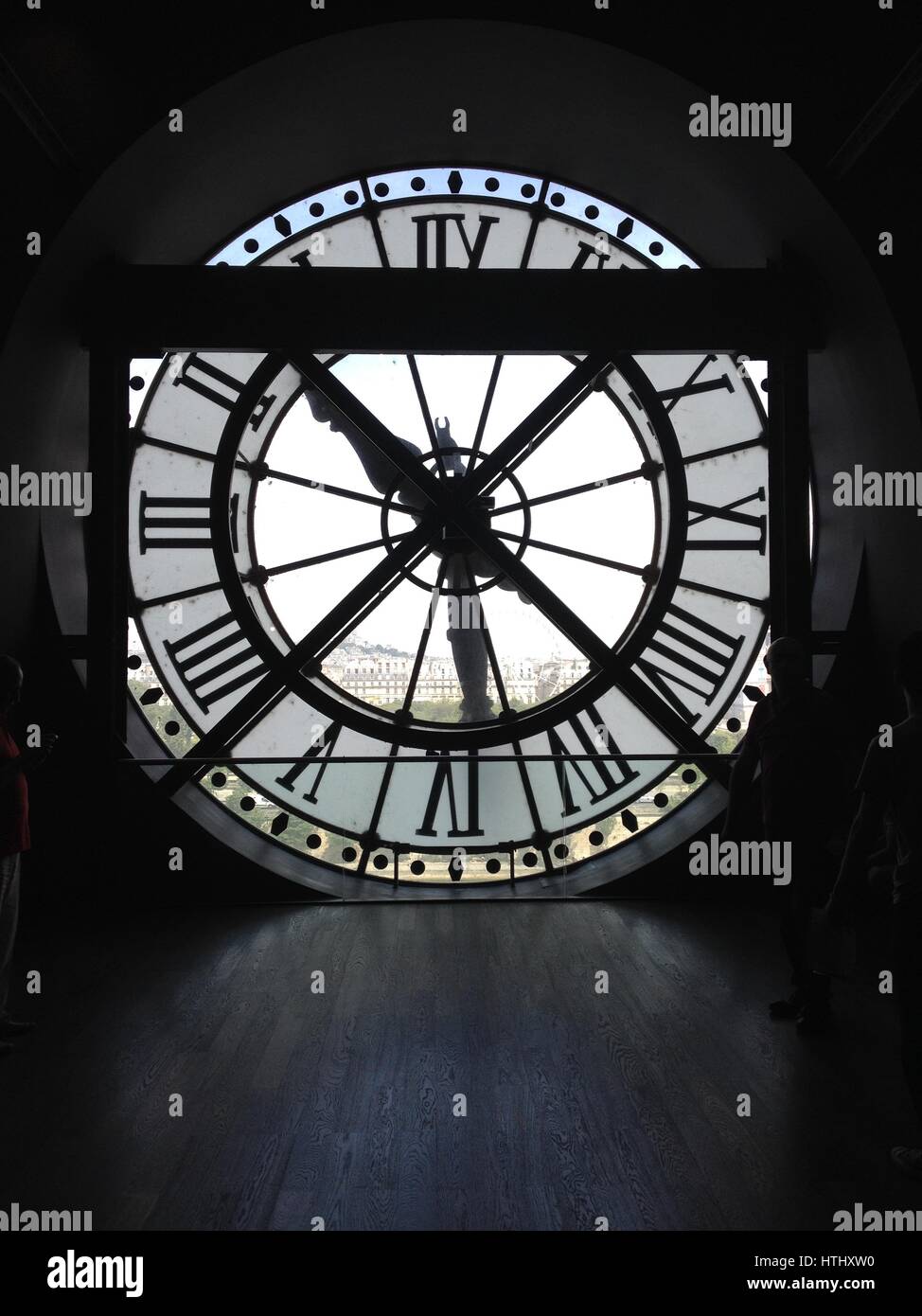 Silhouette clock hands hi-res stock photography and images - Alamy