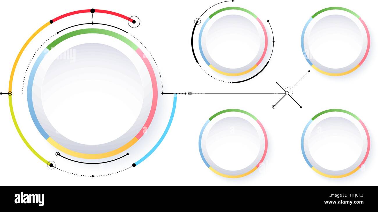 Digital diagram style. Diagram and flow chart of technology concept