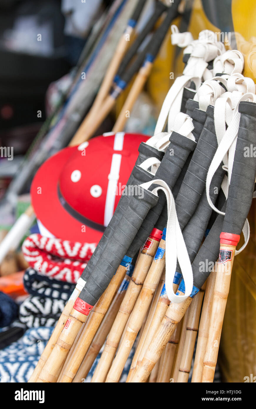 Assorted Polo equipment Stock Photo Alamy