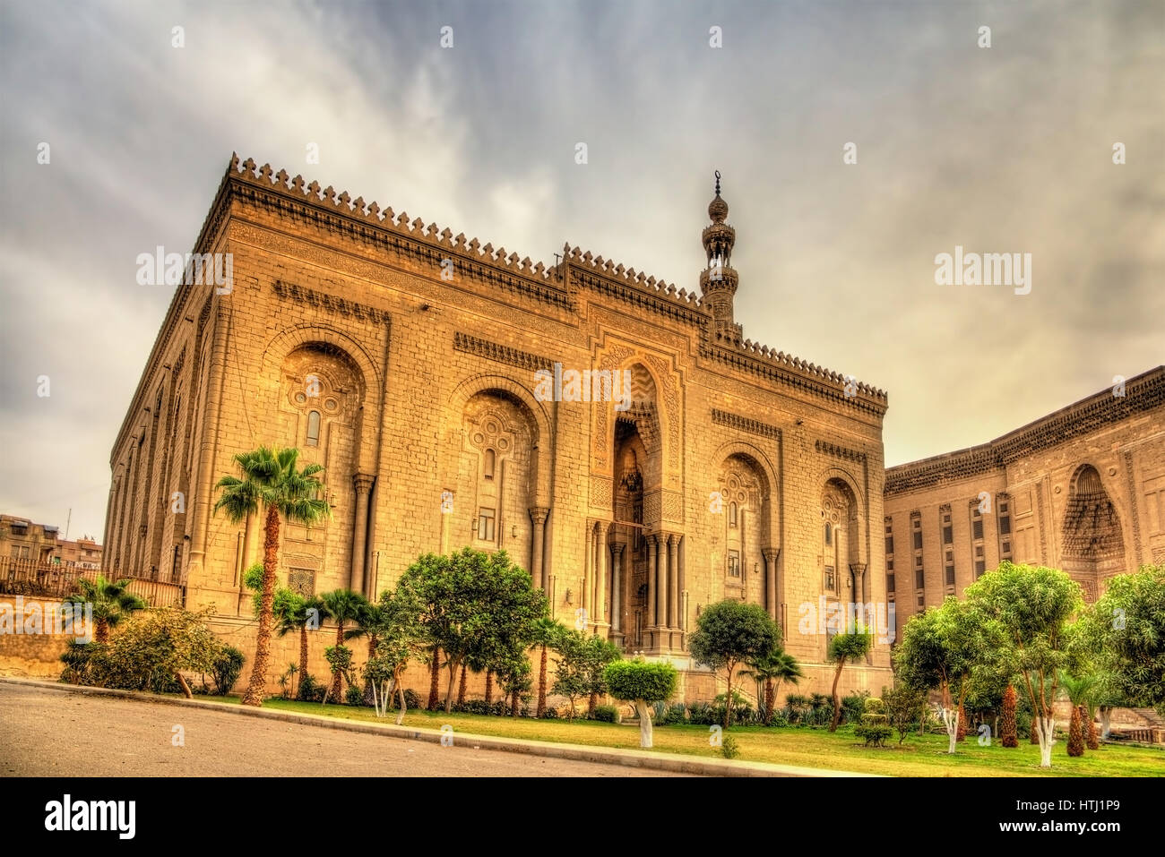 Al Rifai Mosque in Cairo - Egypt Stock Photo