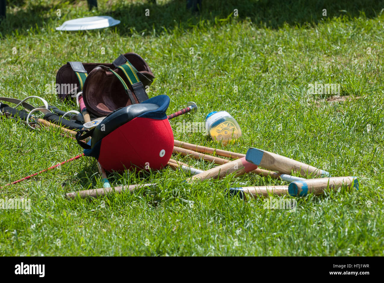 Assorted Polo equipment Stock Photo Alamy