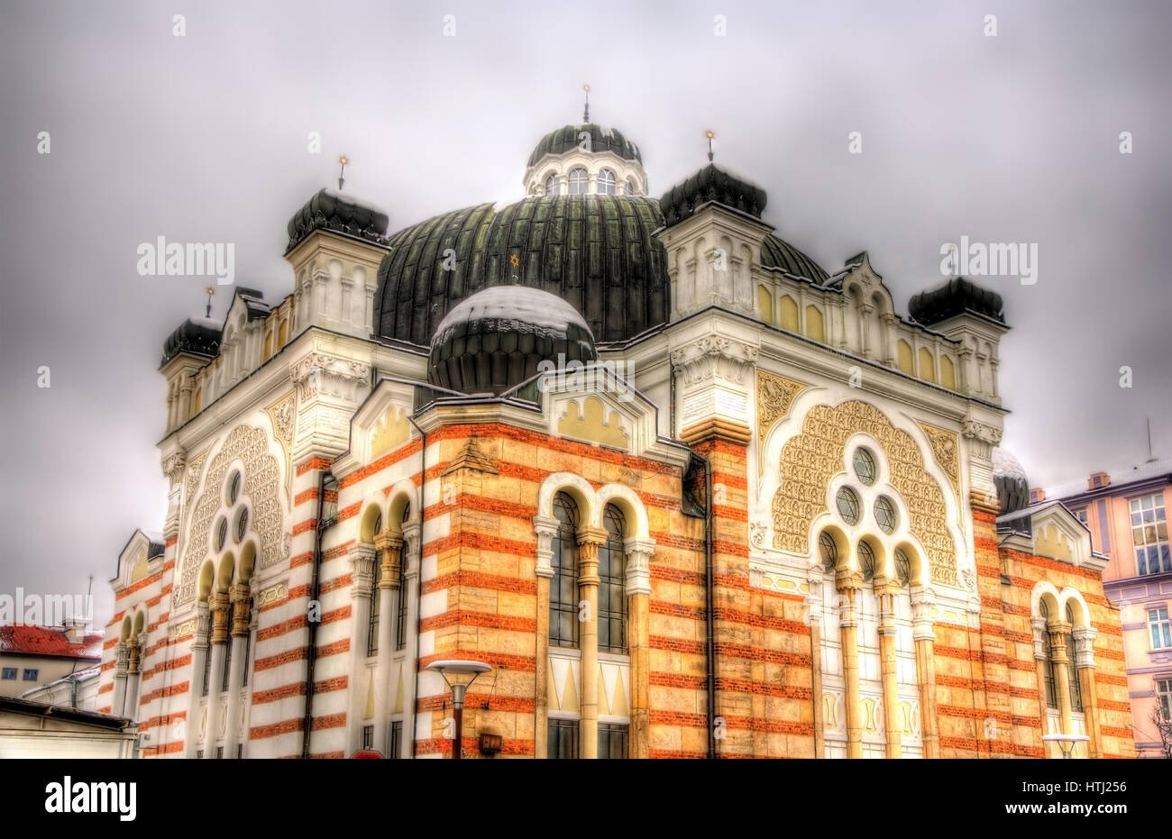 Sofia Synagogue, the largest synagogue in Southeastern Europe - Bulgaria Stock Photo