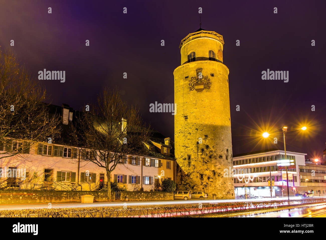 Katzenturm tower in Feldkirch - Austria Stock Photo