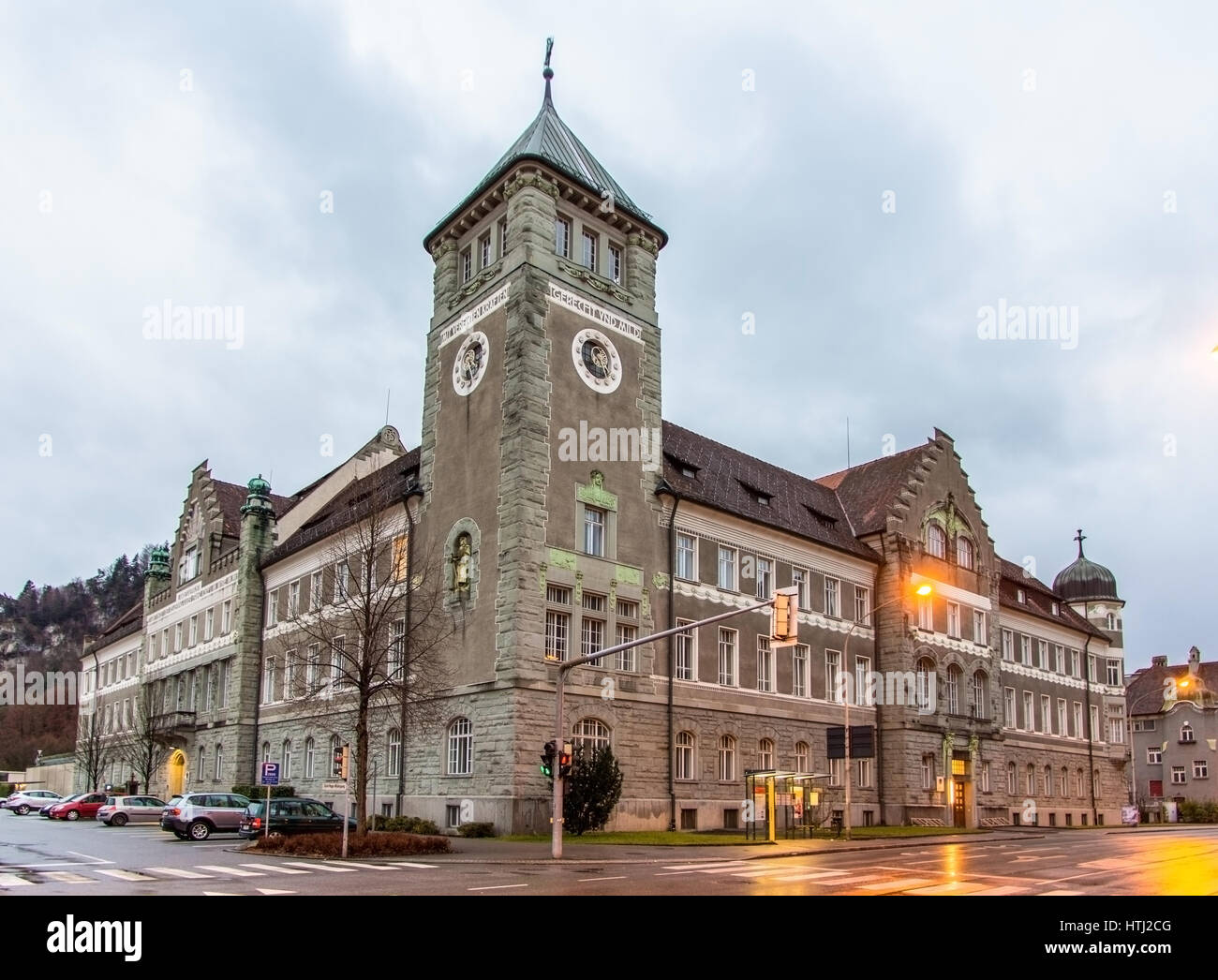 Regional Court of Feldkirch - Austria Stock Photo