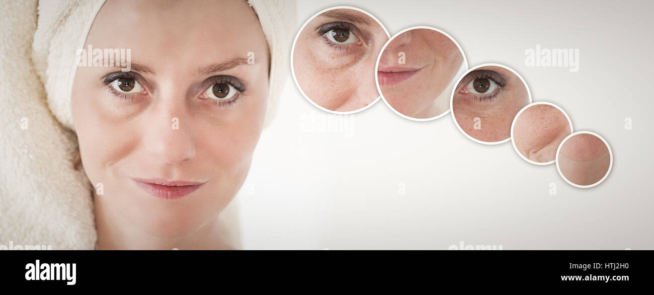 beauty concept - skin care, anti-aging procedures, rejuvenation ...