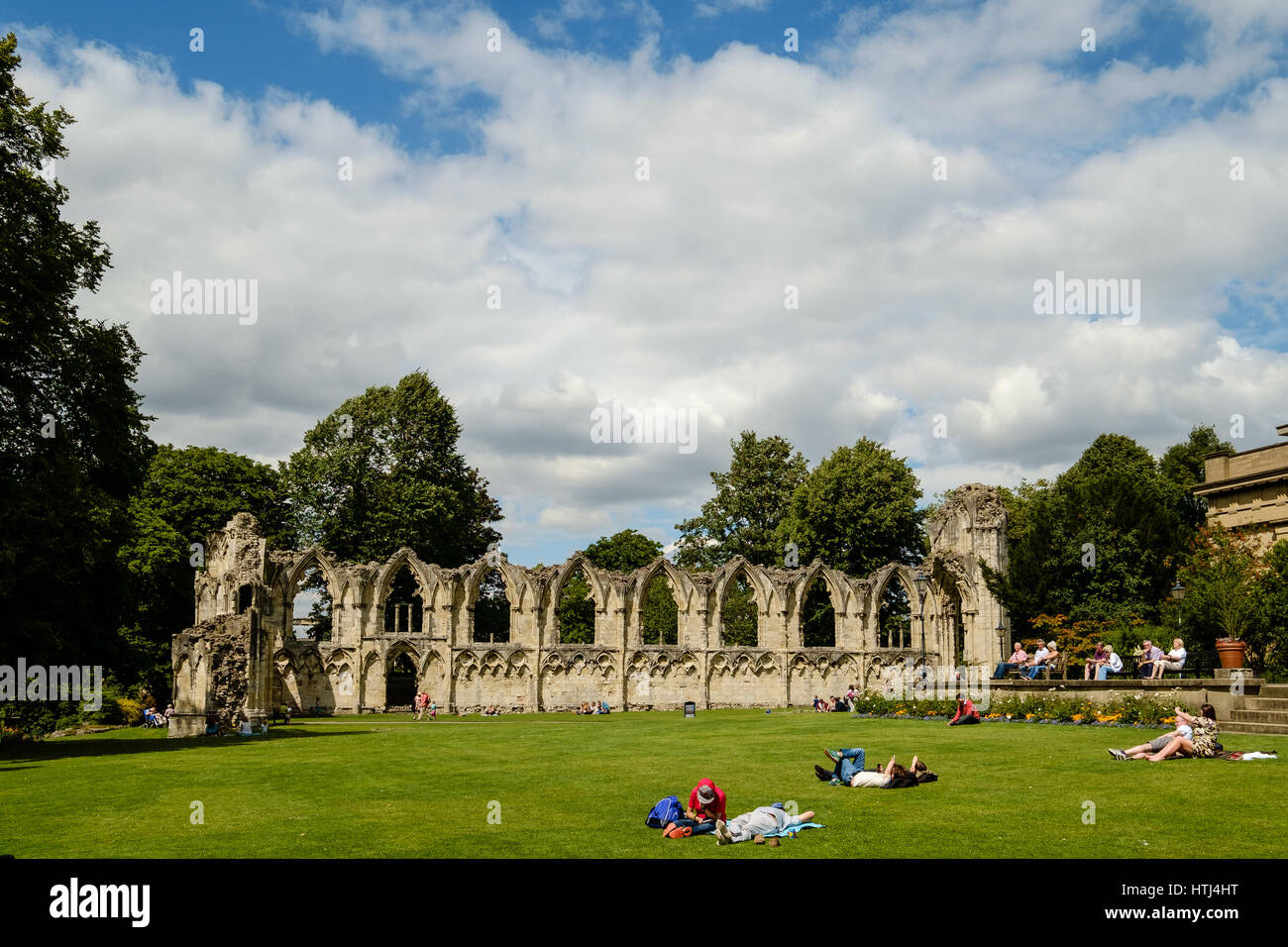 St. Mary's Abbey York Stock Photo - Alamy