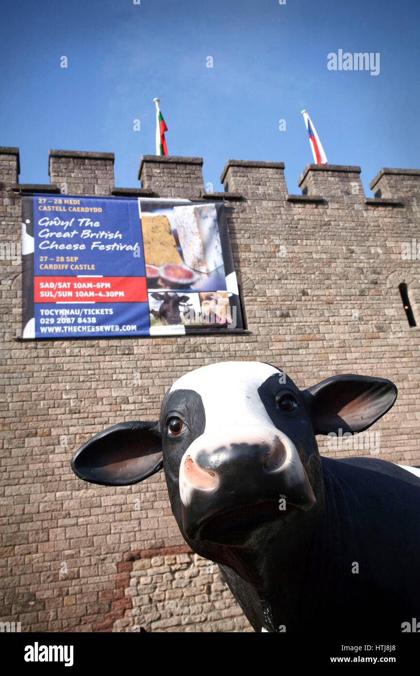 The great British Cheese Festival, Cardiff Castle Stock Photo Alamy