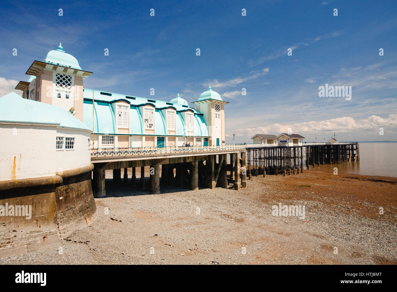 Penarth Pier, near Cardiff Stock Photo Alamy