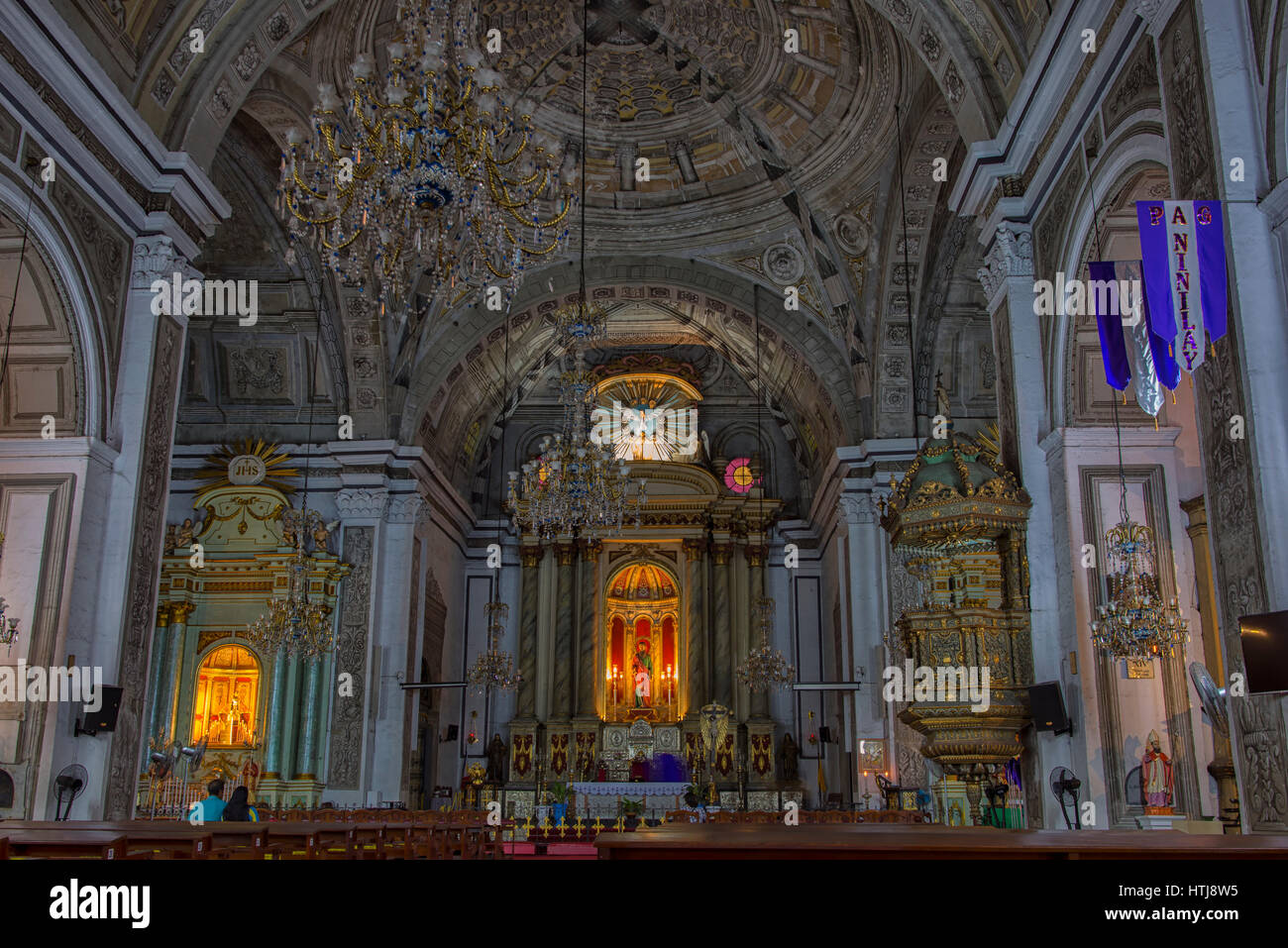 San Augustin Church in Manila, Philippines Stock Photo