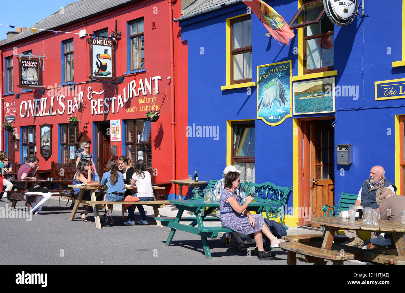 O'Neill's Bar and Restaurant, Allihies, West Cork, Ireland Stock Photo