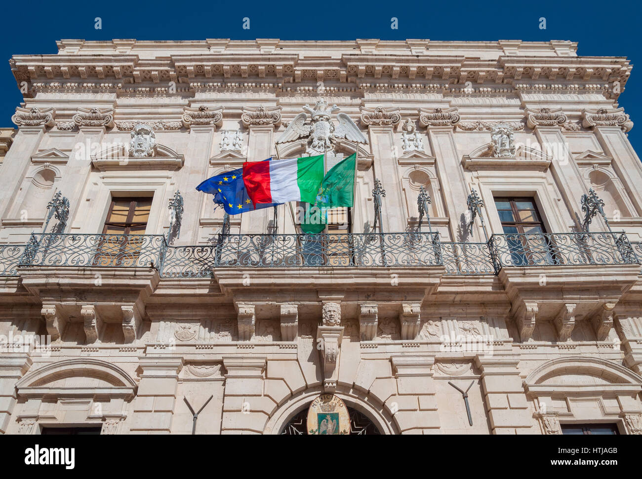The Palazzo Beneventano del Bosco is a large townhouse at Syracuse in