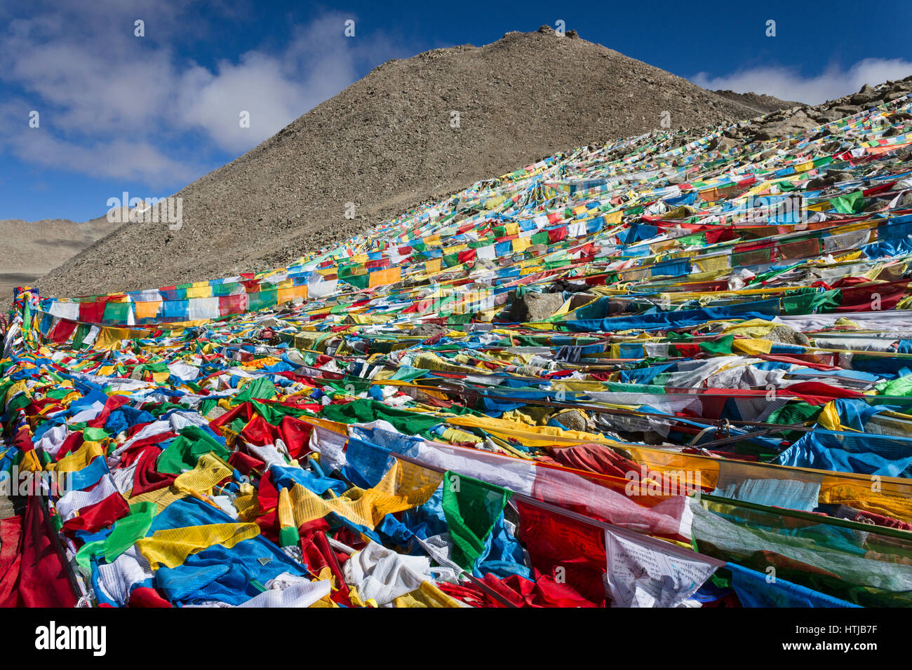 20x Rotolo Bandiere Tibetane Preghiera Buddhista LUNG TA Festone - Foto 6