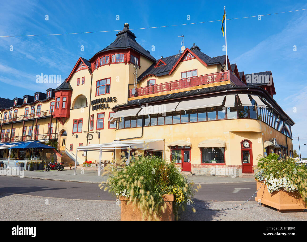 Art Nouveau Waxholms Hotell By Erik Lallerstedt 1903 Vaxholm Sweden 