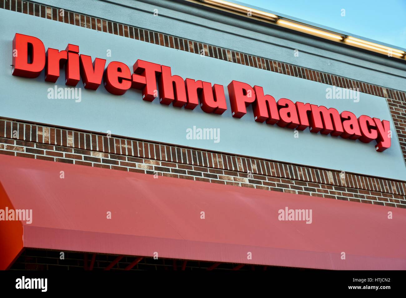 Drivethru pharmacy at a CVS Stock Photo Alamy