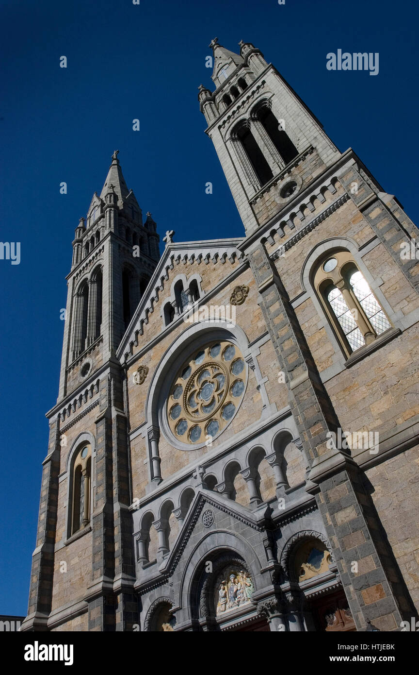 Mission Hill Church -- Boston, Massachusetts - Our Lady of Perpetual Help Stock Photo