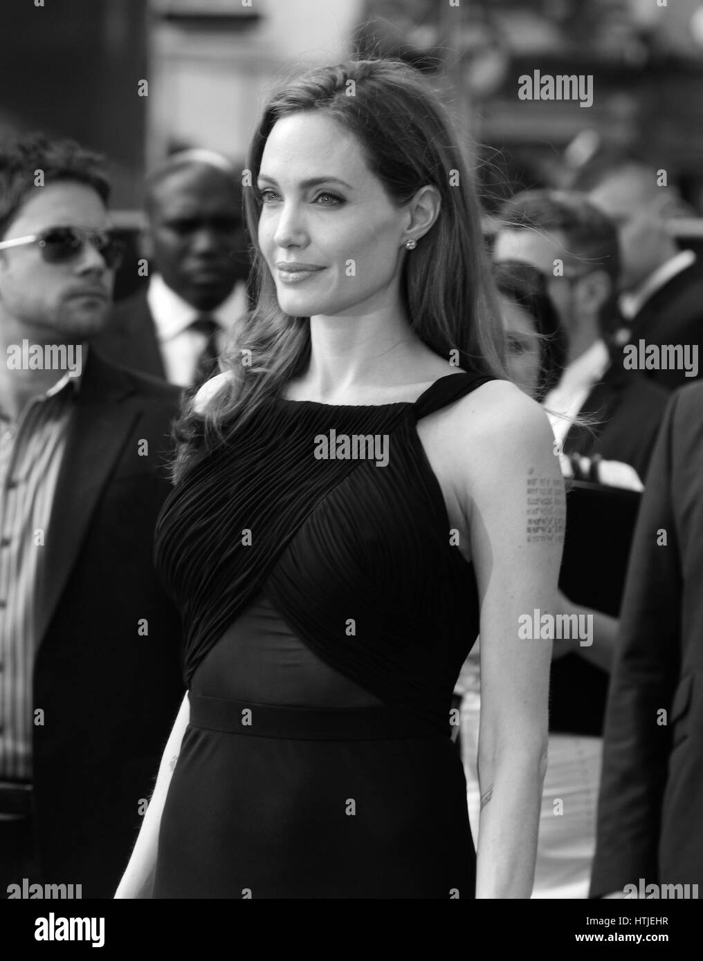 London, UK, 02/06/2013: Angelina Jolie attends the World War Z world premiere at the Empire Leicester Square Stock Photo