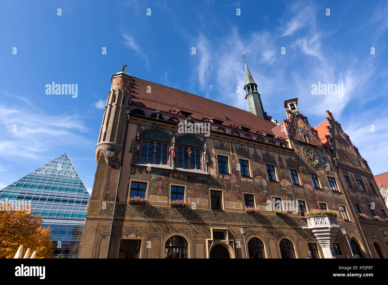 The Ulm Public Library, designed by the architect Gottfried Böhm, and