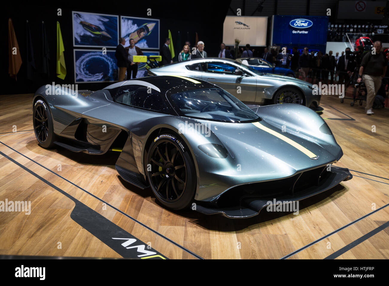 Aston Martin Am Rb 001 Valkyrie At The 87th International Geneva Motor Show Stock Photo Alamy