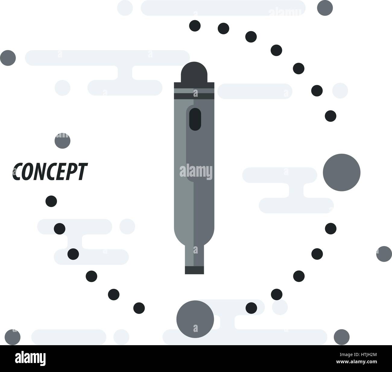 pen concept vector black Stock Vector Image & Art - Alamy