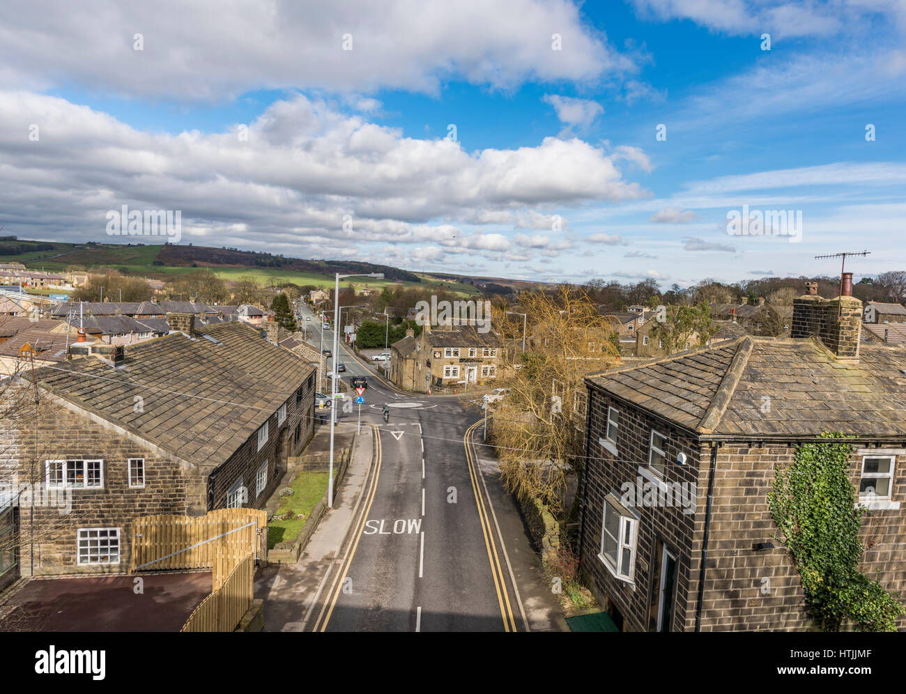 The stunning Hewenden Viaduct near Cullingworth, Bradford, West