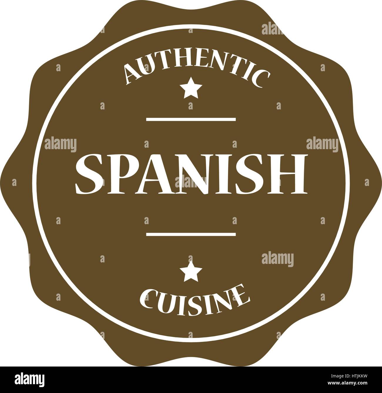 Spanish food stamp illustration Stock Vector Image & Art Alamy
