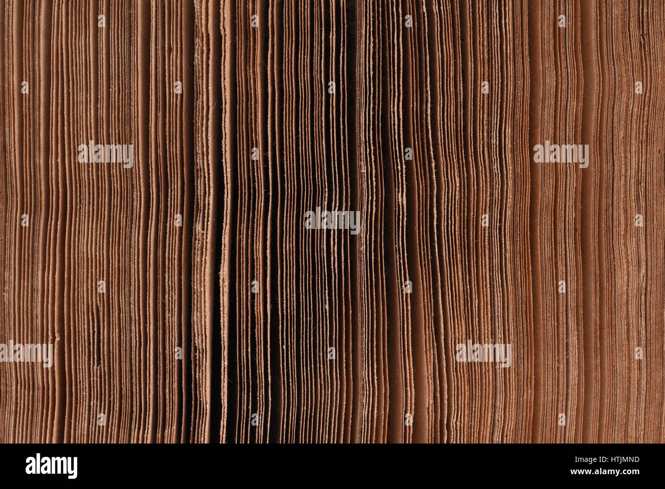 Edges of old open book abstract background Stock Photo