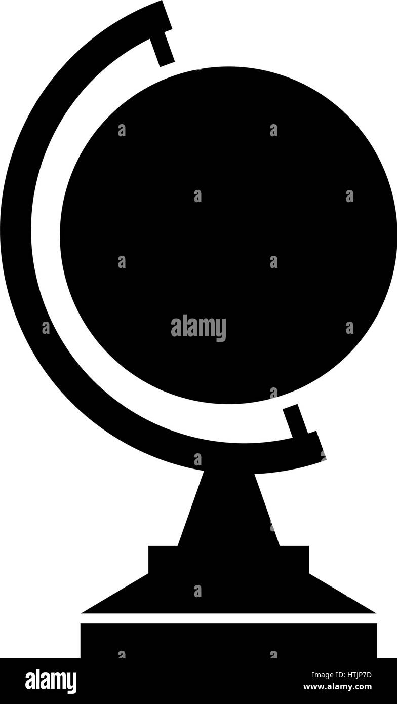 the globe icon illustrated on a white background in vector Stock Vector ...