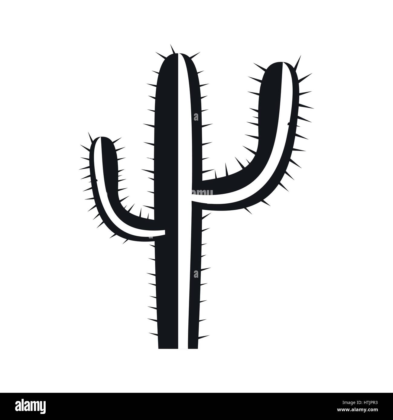 Cactus icon, simple style Stock Vector Image & Art - Alamy