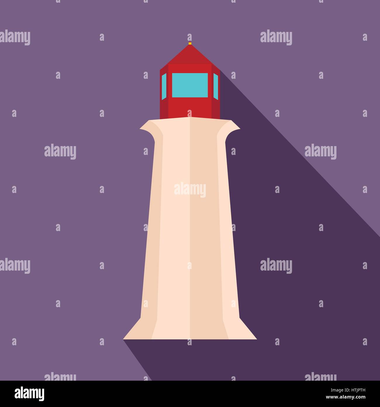 Peggy Cove Lighthouse, Nova Scotia, Canada Stock Vector