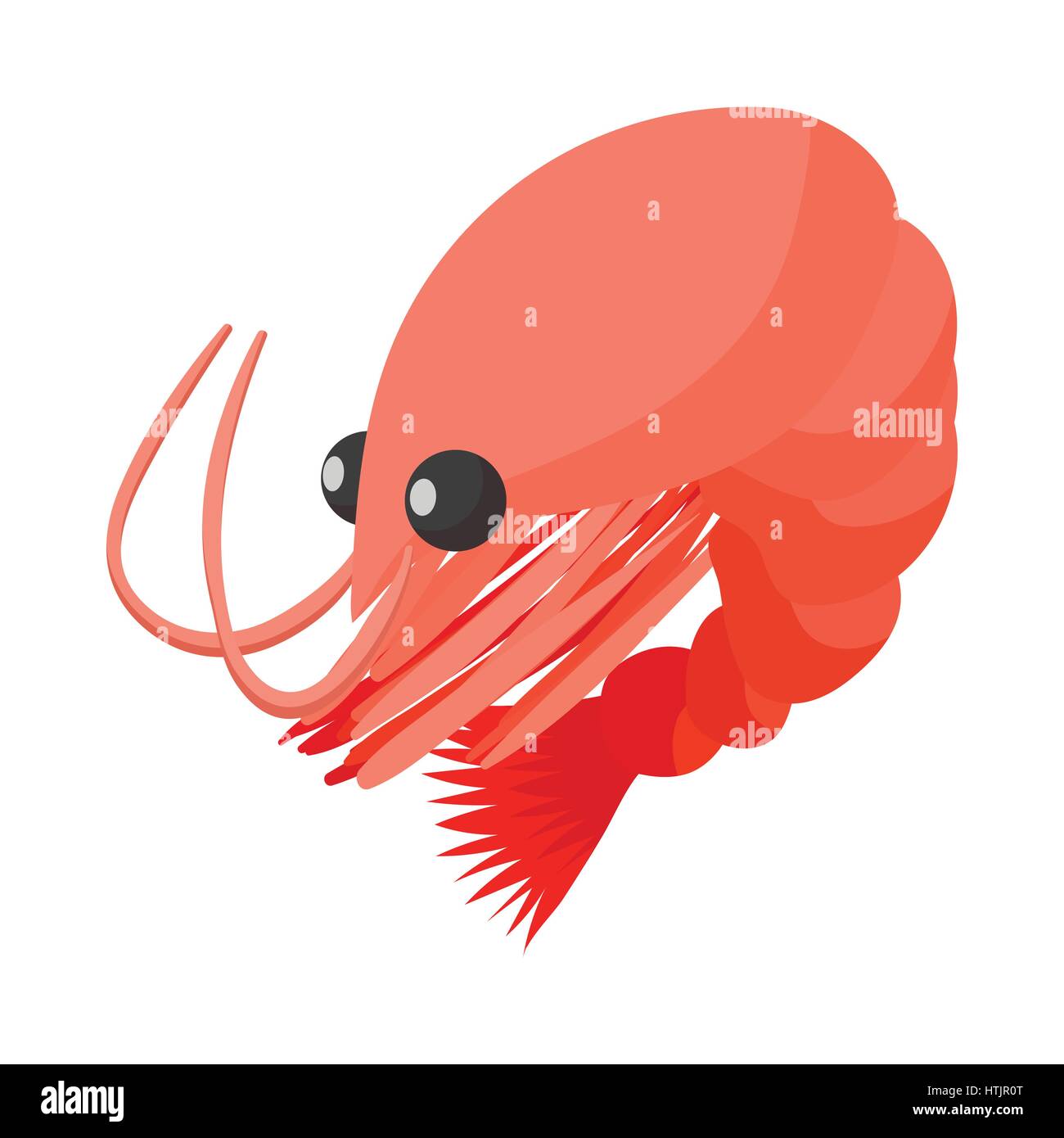 Shrimp icon, cartoon style Stock Vector Image & Art - Alamy