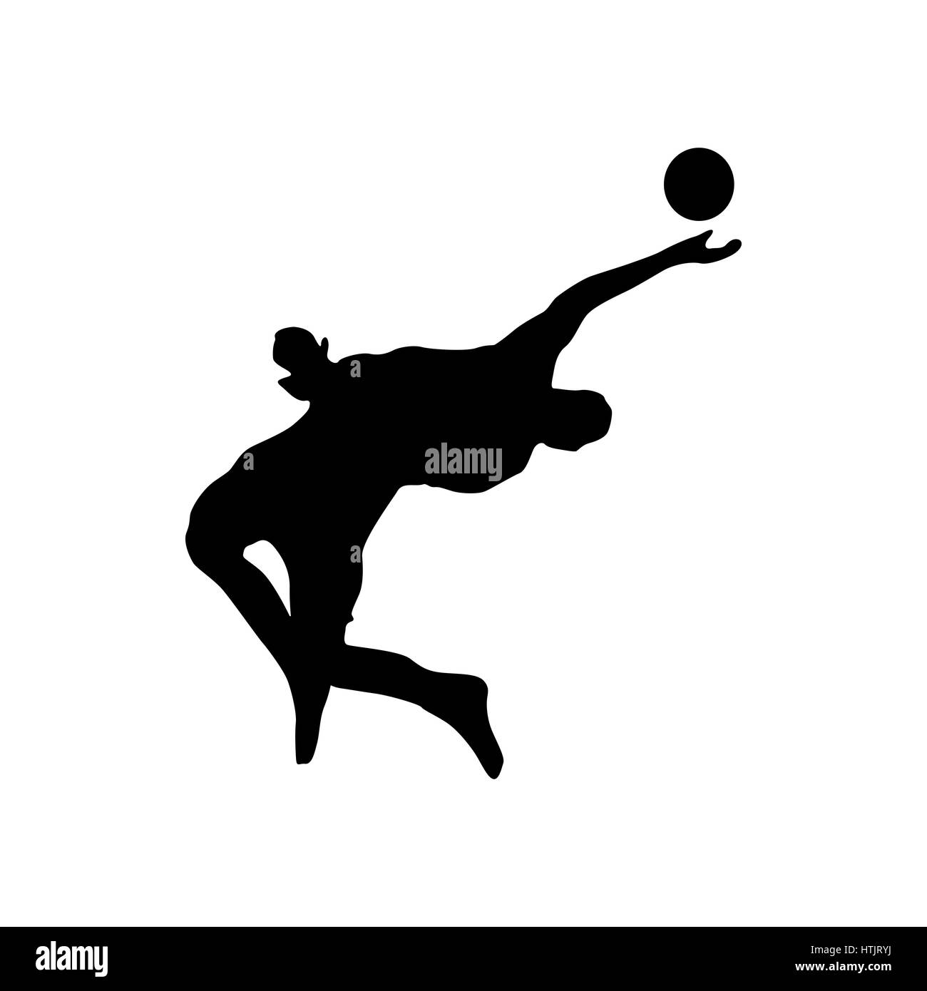 Soccer goalkeeper kick football Black and White Stock Photos & Images ...