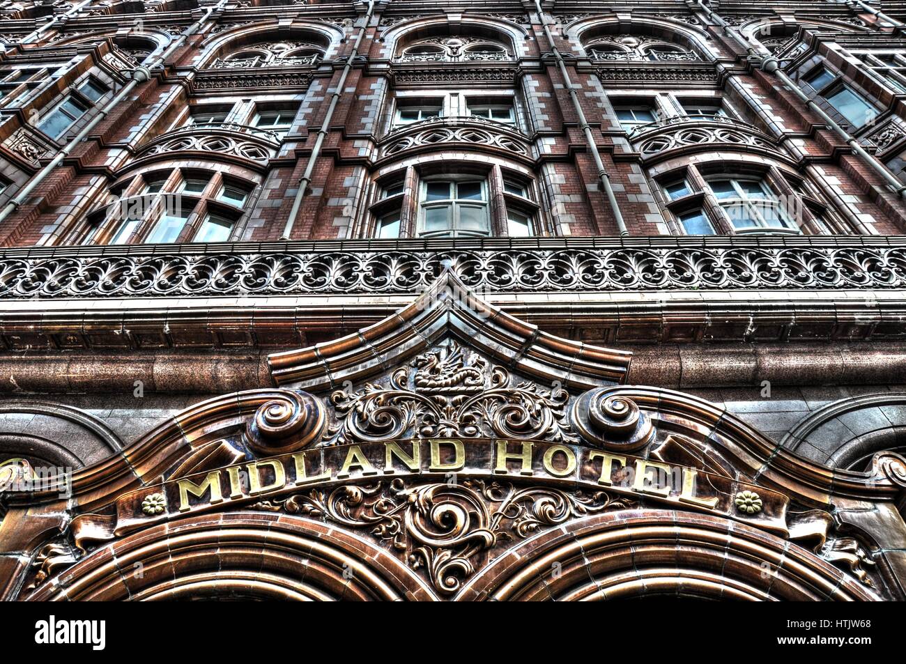 Midland Hotel, Manchester, England Stock Photo