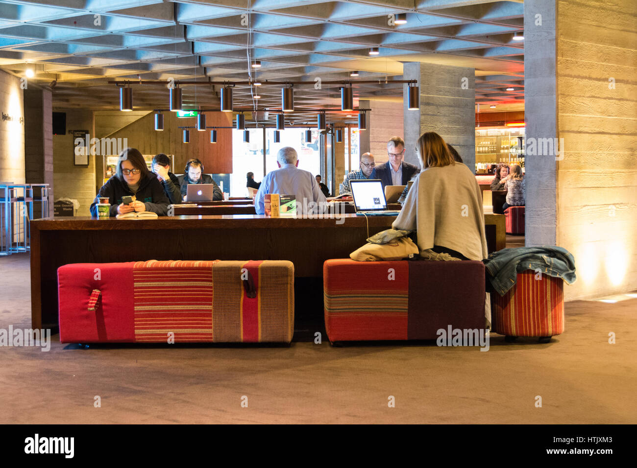 National theatre london interior hi-res stock photography and images ...