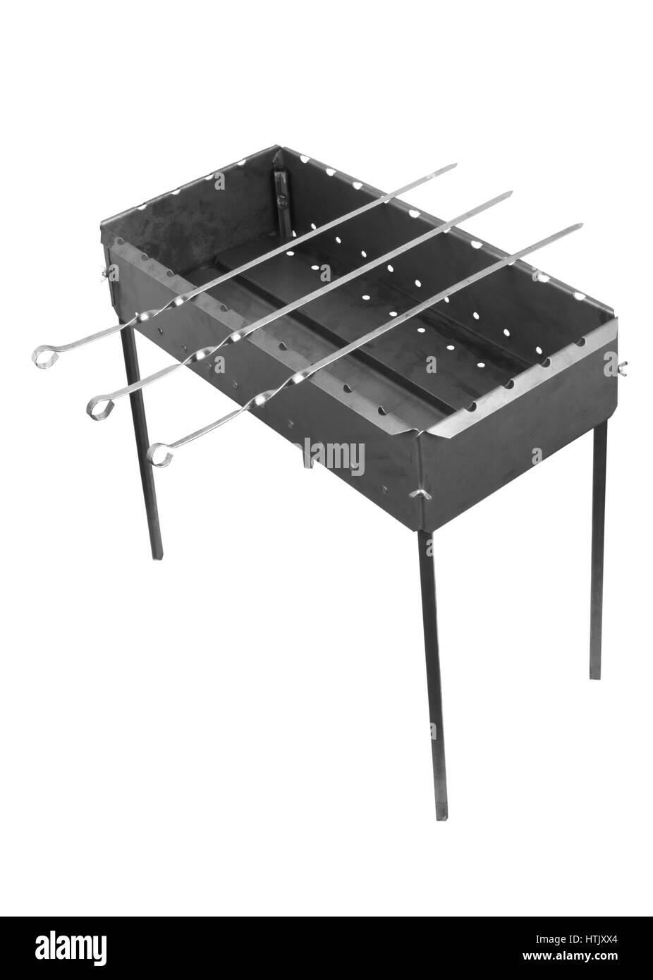 barbecue grill isolated on a white background Stock Photo
