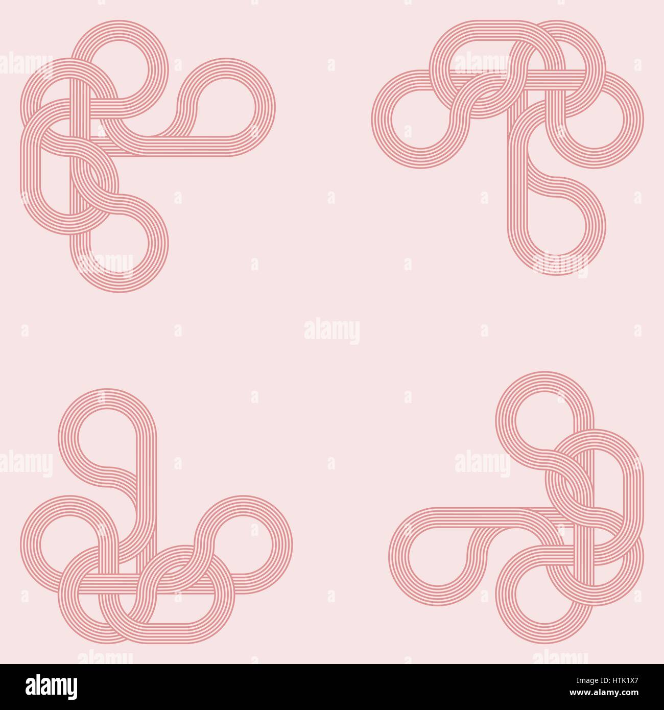 abstract vector background with stripes pattern - red Stock Vector ...
