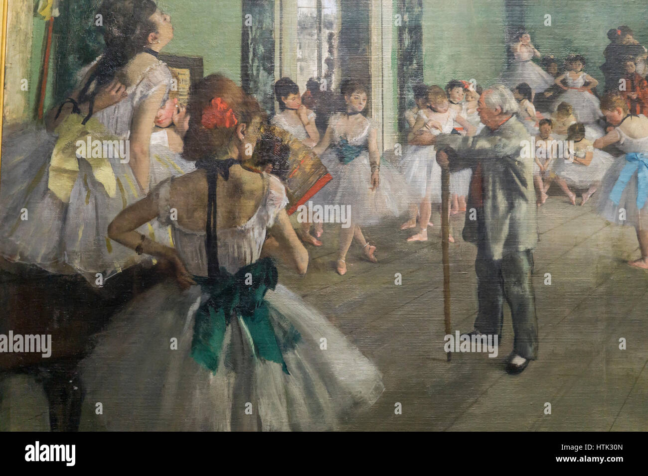 Impressionist painting at the Musee d'Orsay,Edgard Degas, Paris, France. Stock Photo