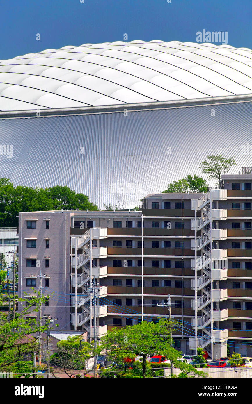 Seibu Dome and Apartment House Tokorozawa city Saitama Japan Stock Photo Alamy