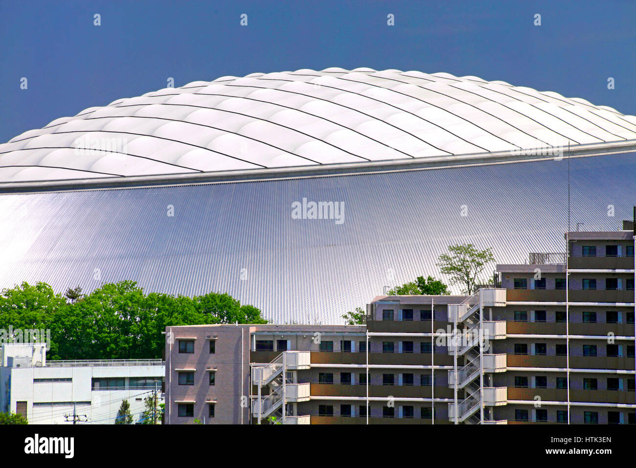 Seibu Dome and Apartment House Tokorozawa city Saitama Japan Stock Photo Alamy