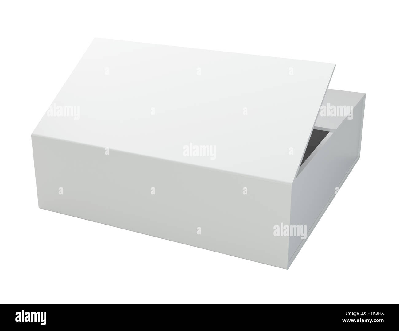 Package isolated on white background. 3d rendering Stock Photo - Alamy
