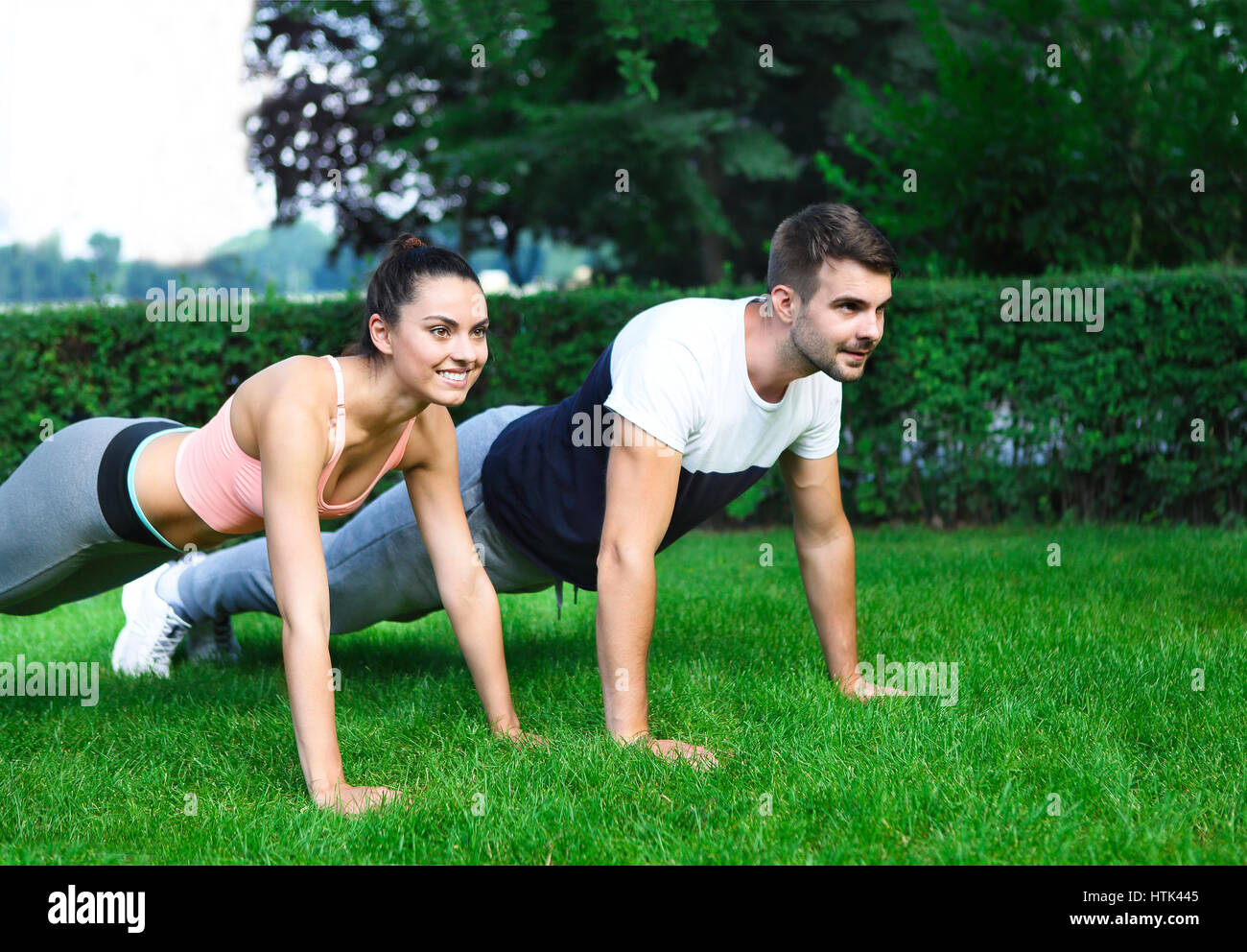 Health couple fitness muscles hi-res stock photography and images - Page 2  - Alamy