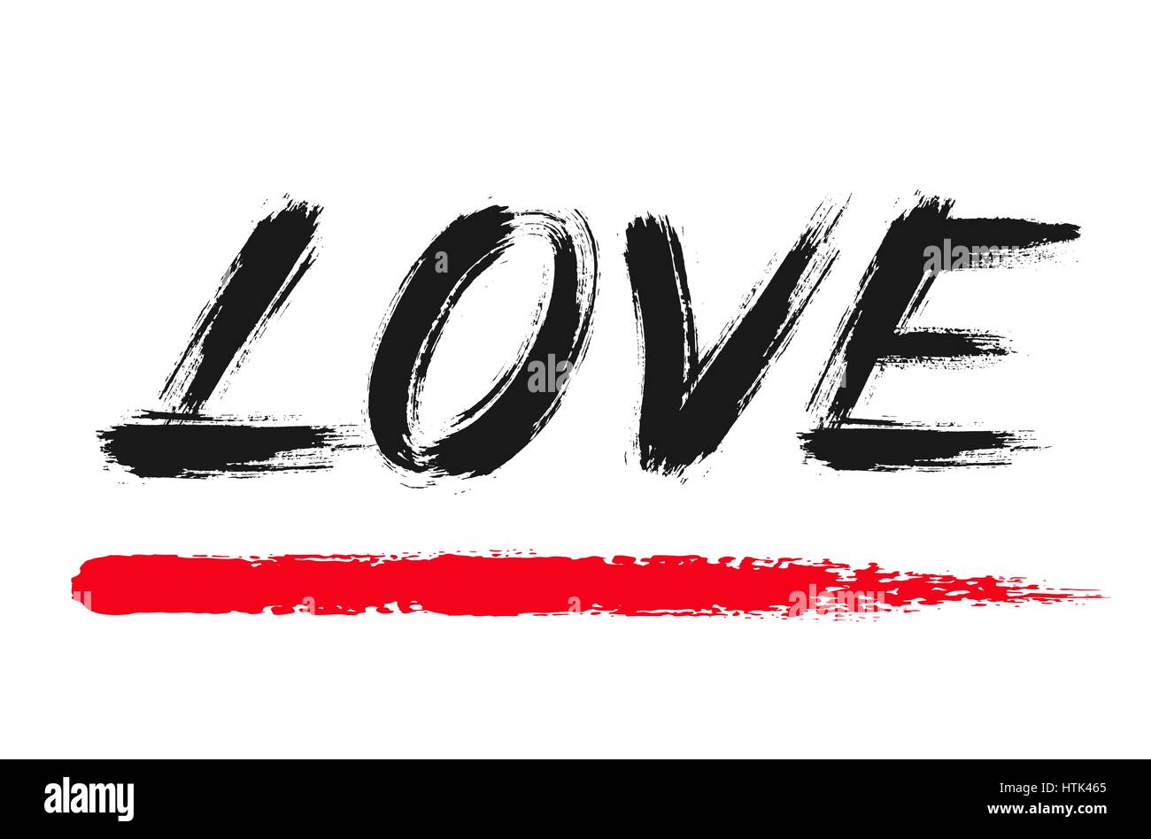 Lettering painting Cut Out Stock Images & Pictures - Alamy