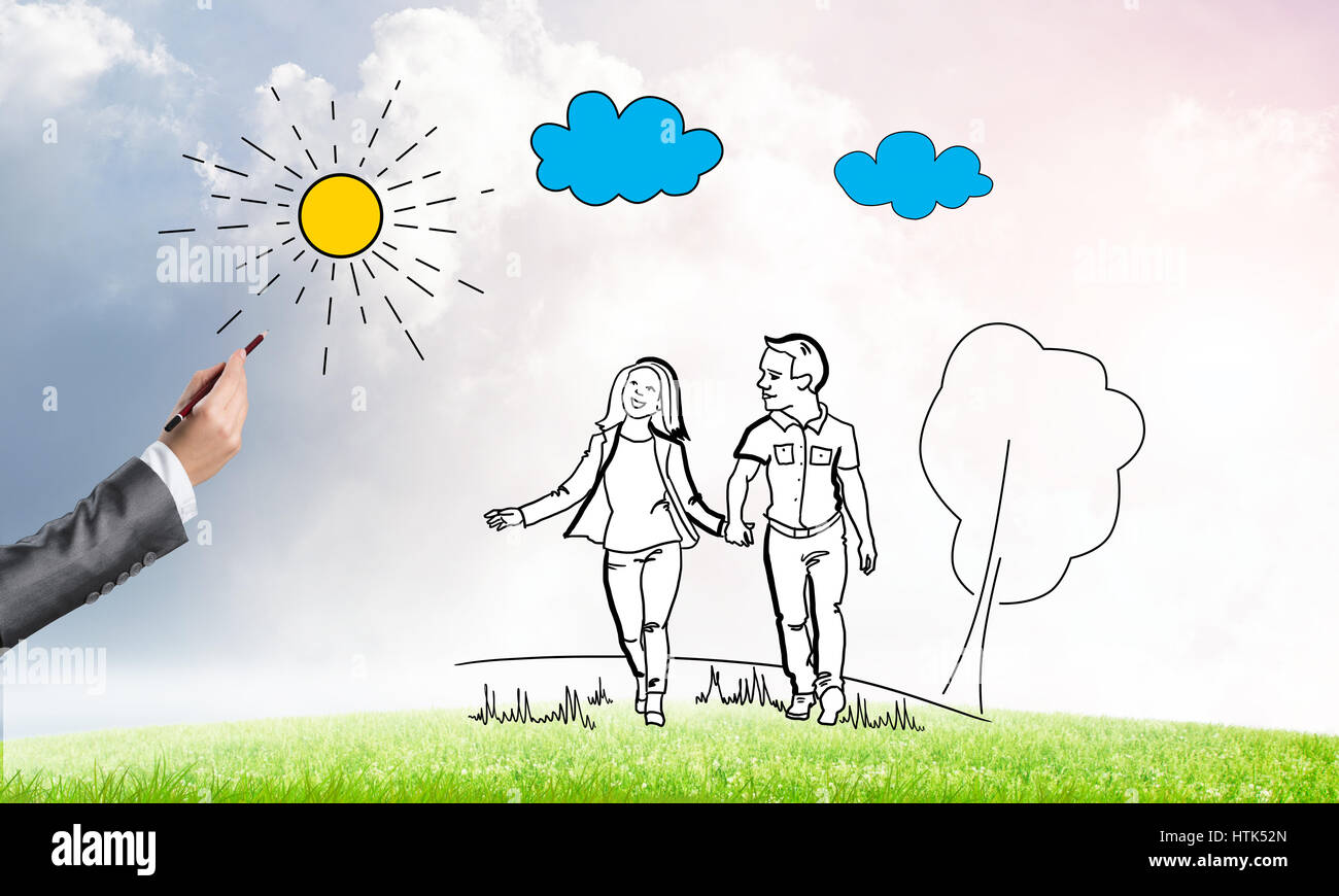 We are happy together Stock Photo - Alamy