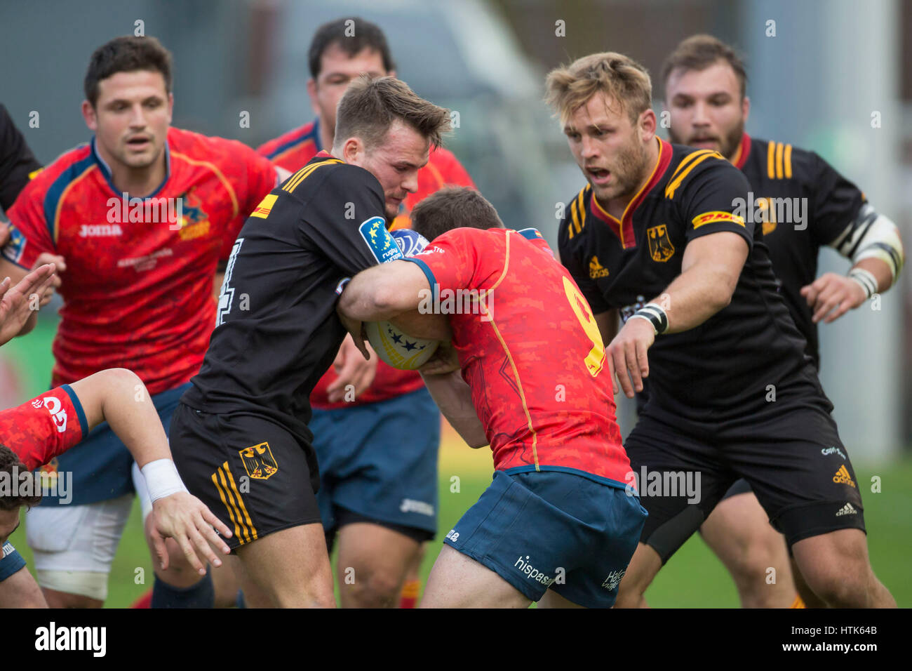 Cologne, Germany. 11th Mar, 2017. Bastian Himmer (Germany, 14) and