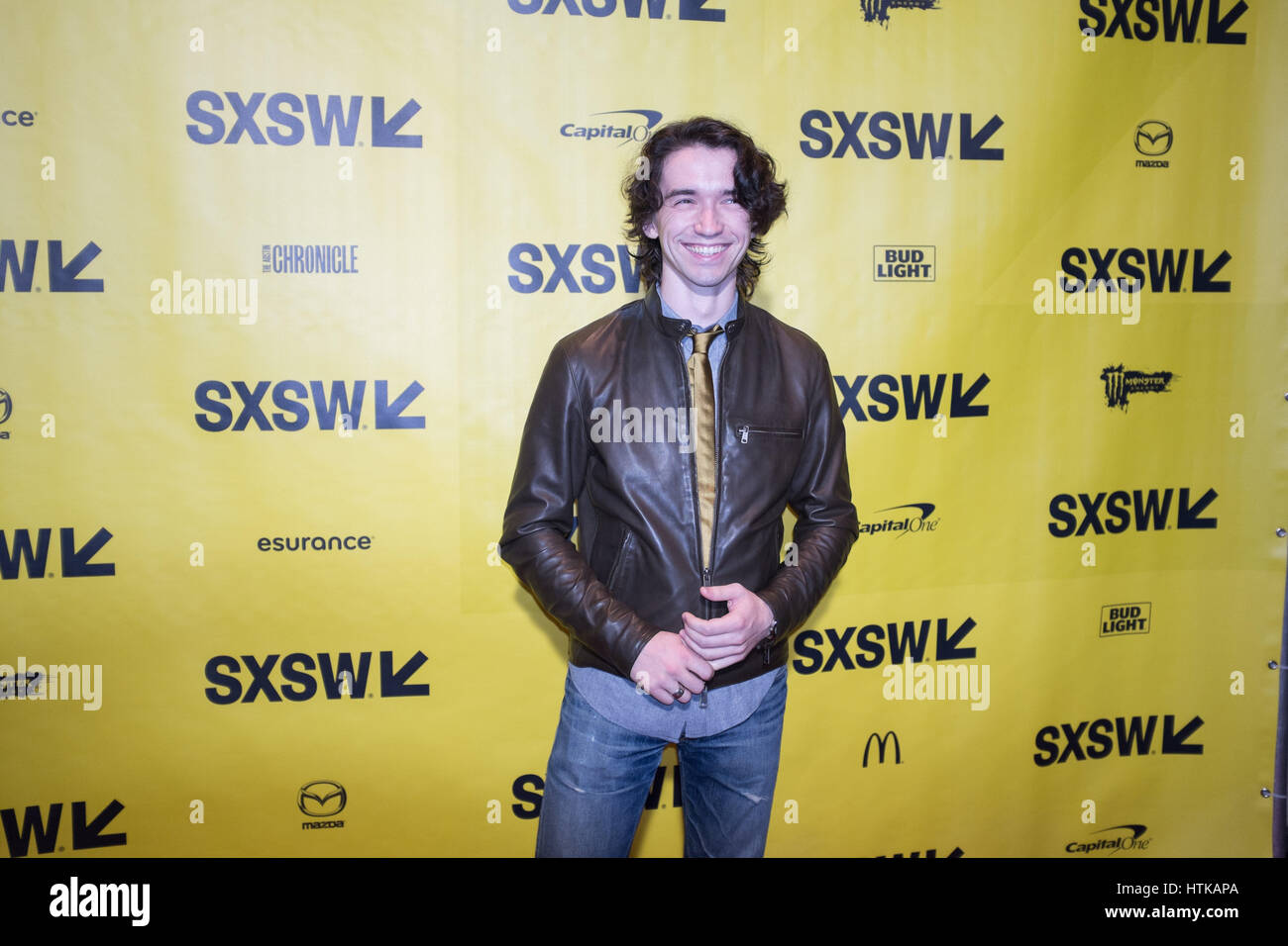 Austin, Texas, USA. 12th March 2017. LIAM AIKEN attends world premiere of the Honor Farm at the Stateside Theater during SXSW Austin, Texas Credit: Sandy Carson/ZUMA Wire/Alamy Live News Stock Photo